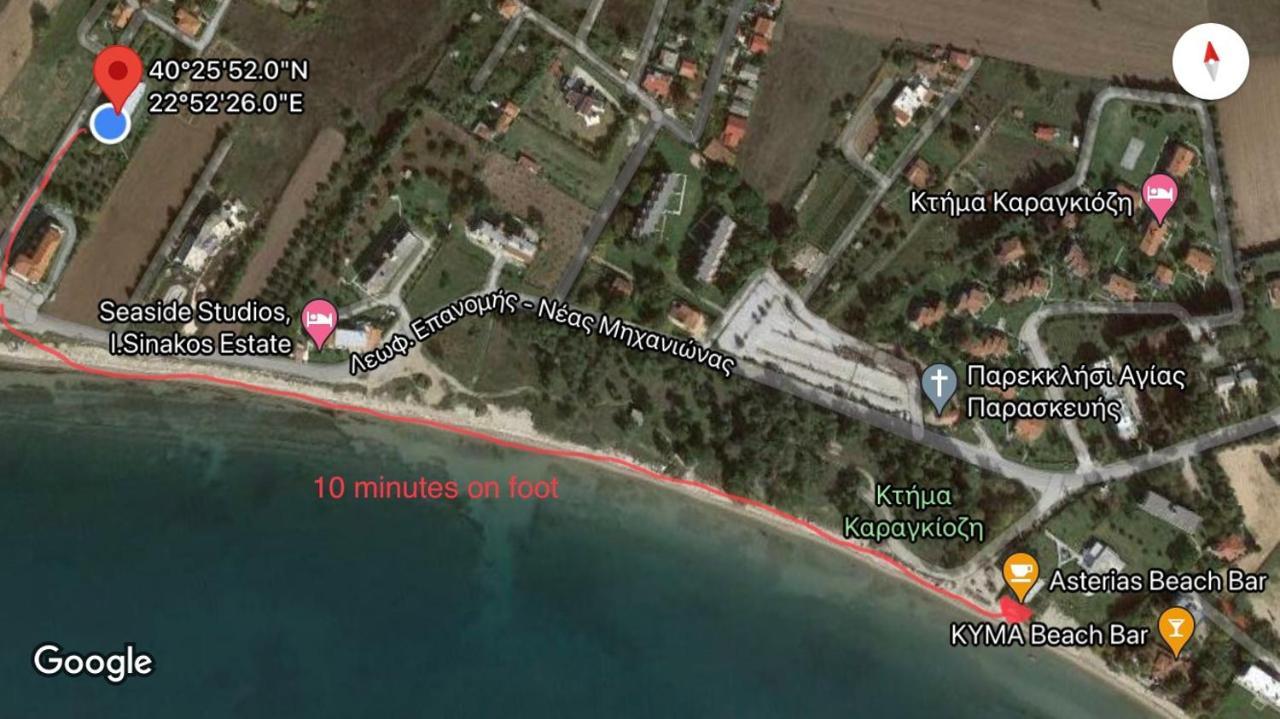 Lovely Apartment By The Sea 2 ….. Епаноми Екстериор снимка